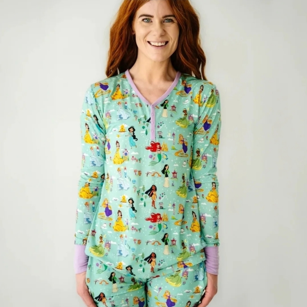 Little Sleepies DISNEY PRINCESS Mom Shirt XL EXTRA LARGE *NWT*